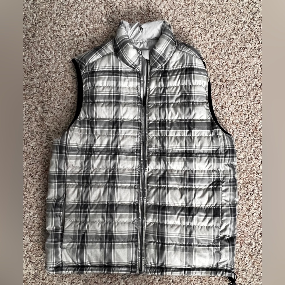 Like New Polo Golf Plaid Reversible Vest